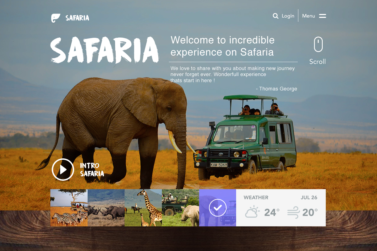 Safaria WordPress Theme